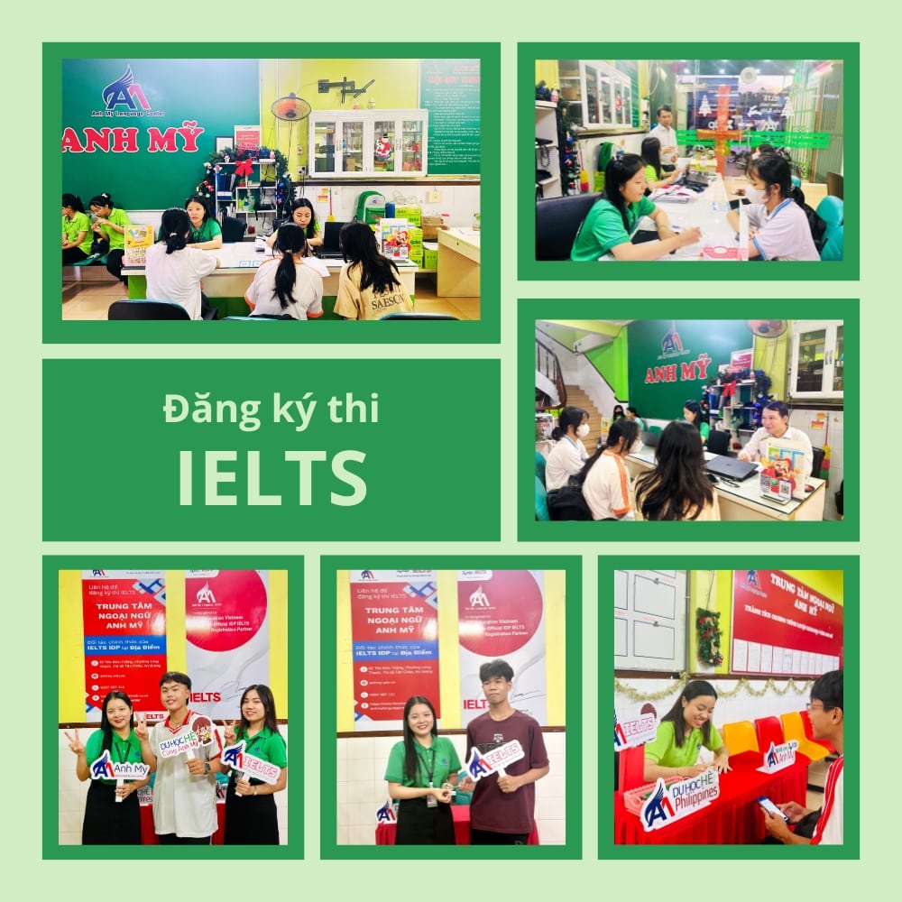 Các thí sinh đăng ký thi IELTS tại Hệ Thống Anh Mỹ và ghi danh luyện thi IELTS