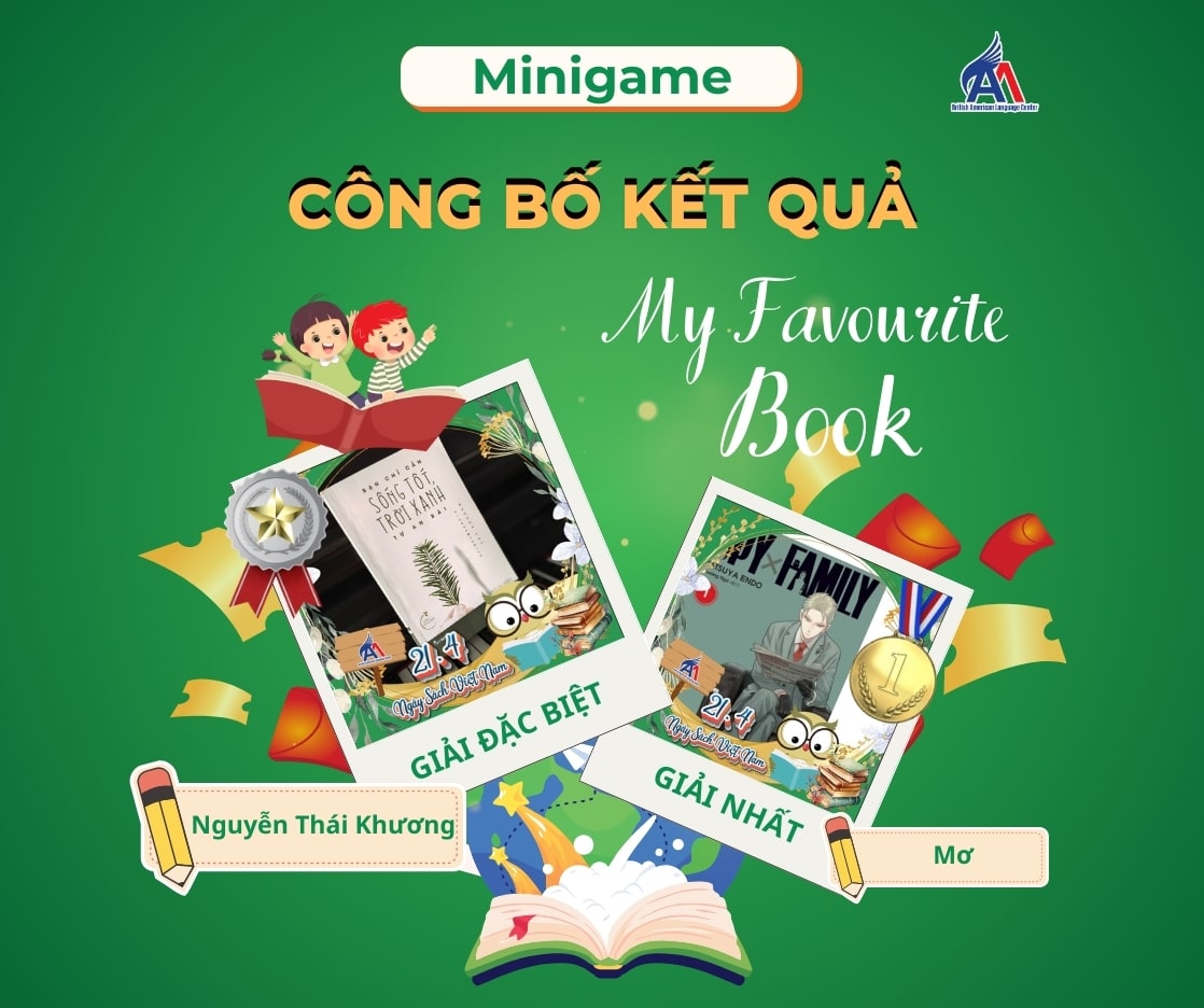 Công bố kết quả Minigame "My Favourite Book"