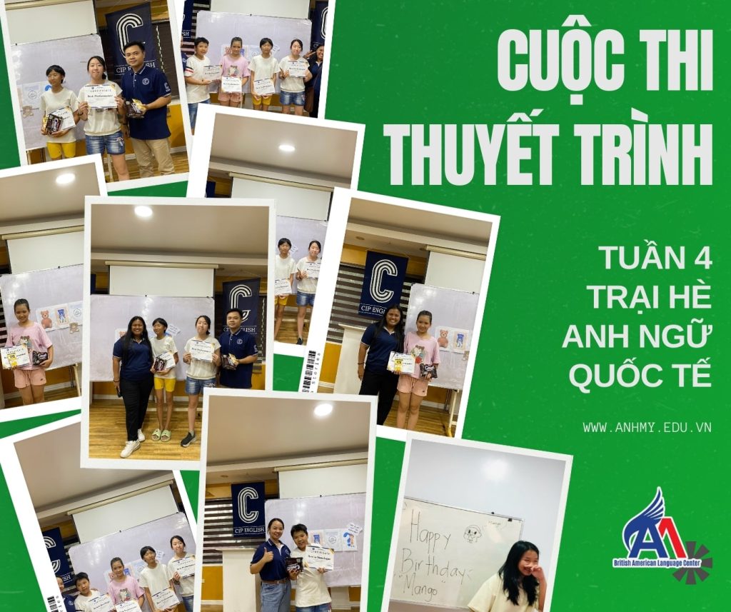 Hình 3: Cuộc thi thuyết trình tiếng Anh