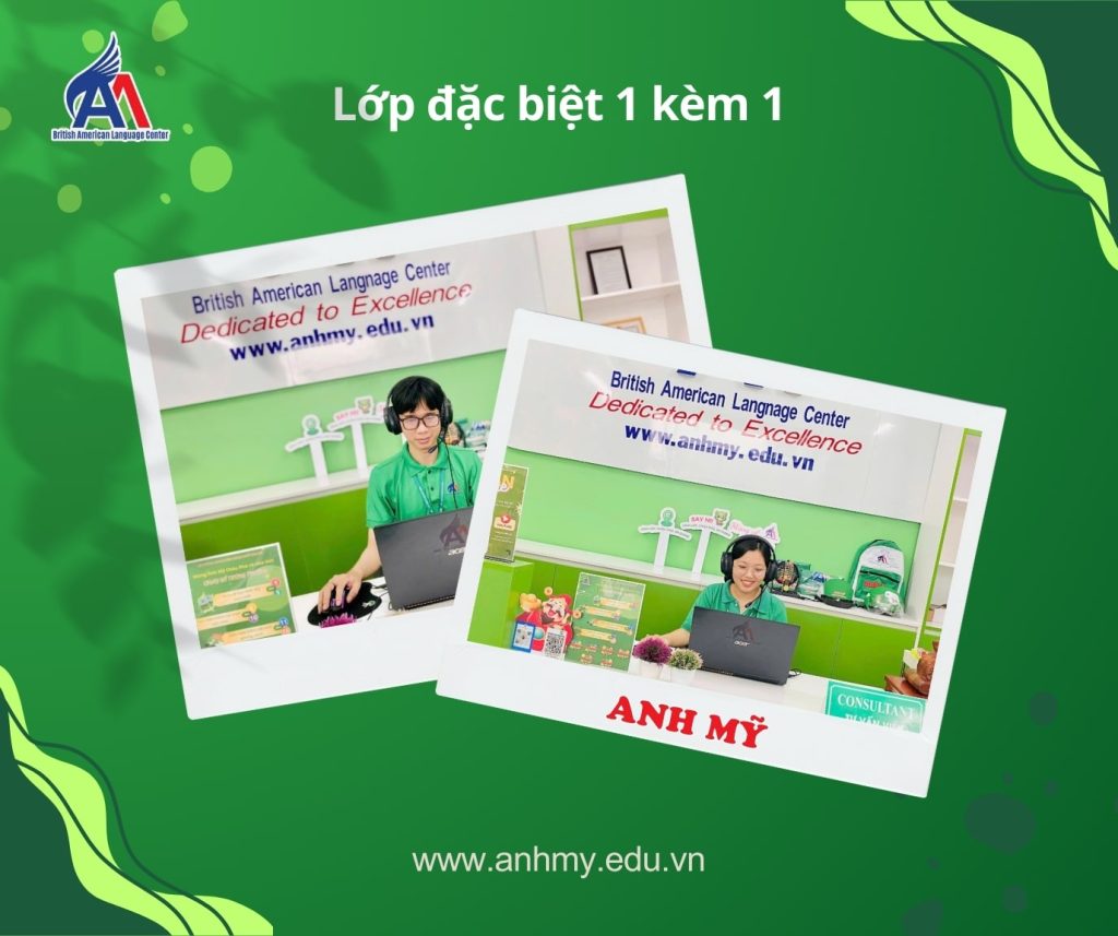 Hình 4: Học 1 kèm 1 cùng giáo viên Việt Nam hoăc giáo viên nước ngoài