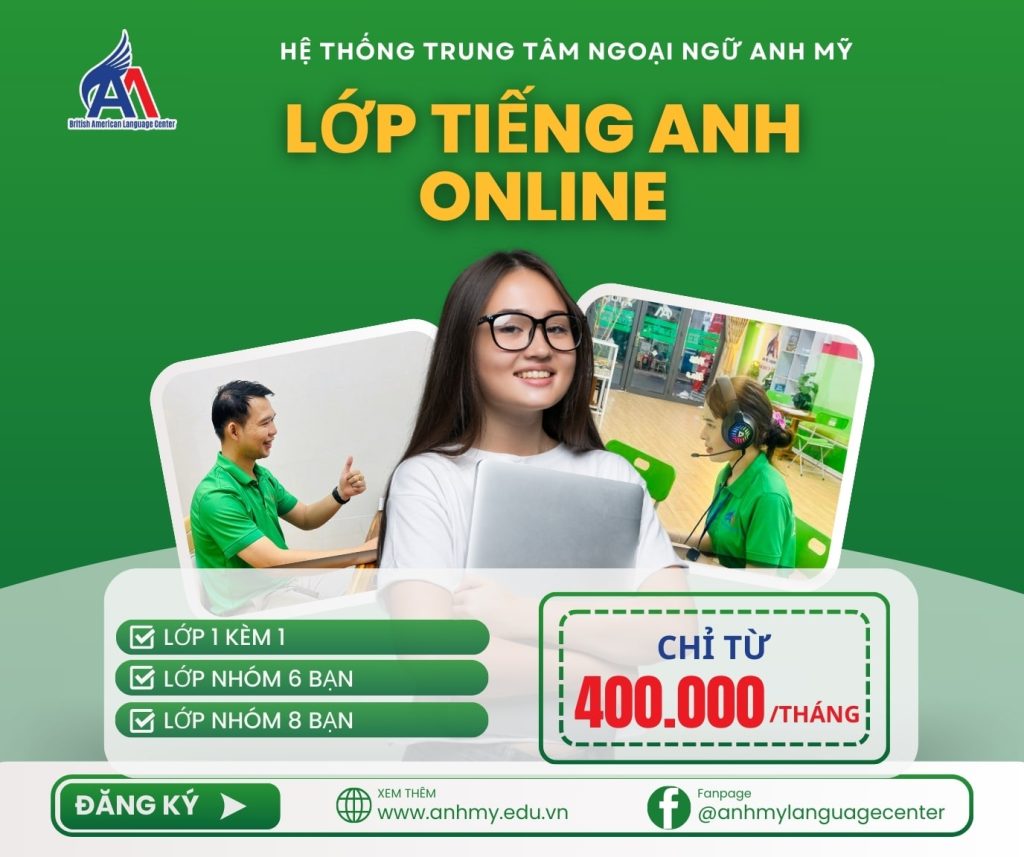 Hình 1: Học tiếng Anh Online cùng Anh Mỹ (Học mọi lúc, mọi nơi)