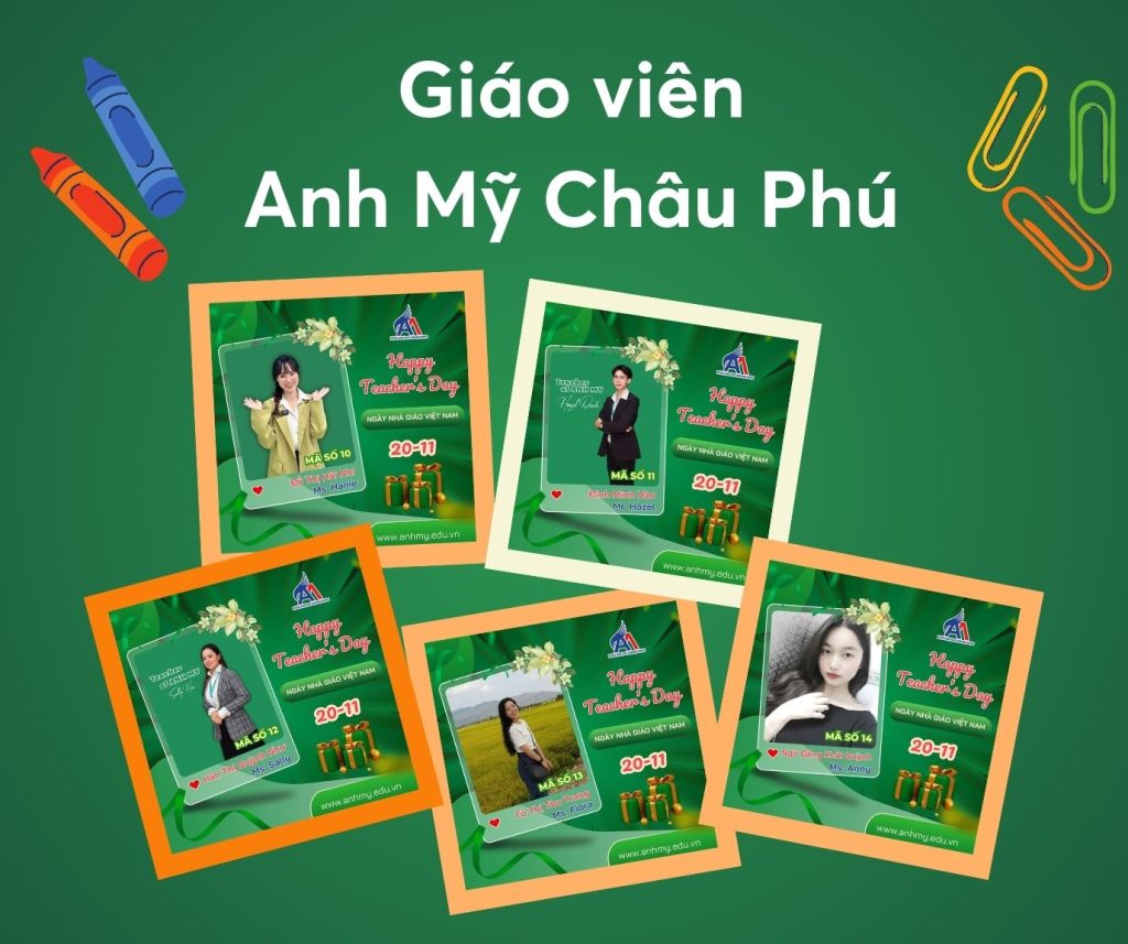 Hình 3: Danh sách giáo viên tham gia bình chọn khu vực Châu Phú