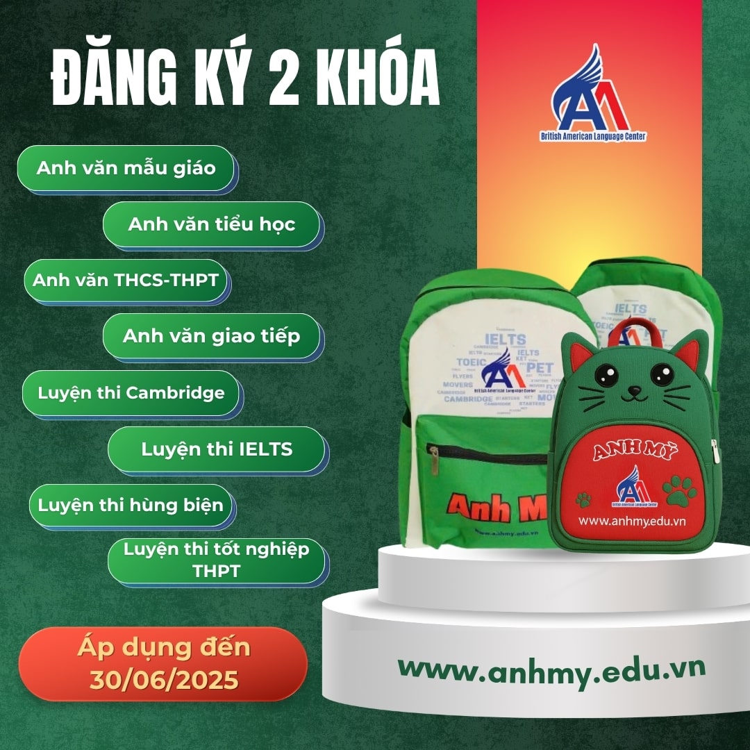 Ưu đãi hè 2025 khi đăng ký 2 khóa học