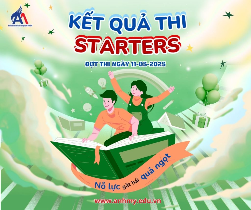 Hình 1: Kết quả thi Cambridge cấp độ Starters và Movers đợt 11/05/2025