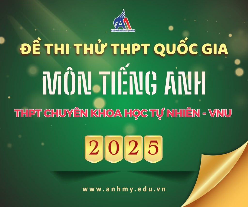 Hình 1: Đề thi thử tốt nghiệp THPT trường THPT Chuyên Khoa học Tự nhiên - VNU