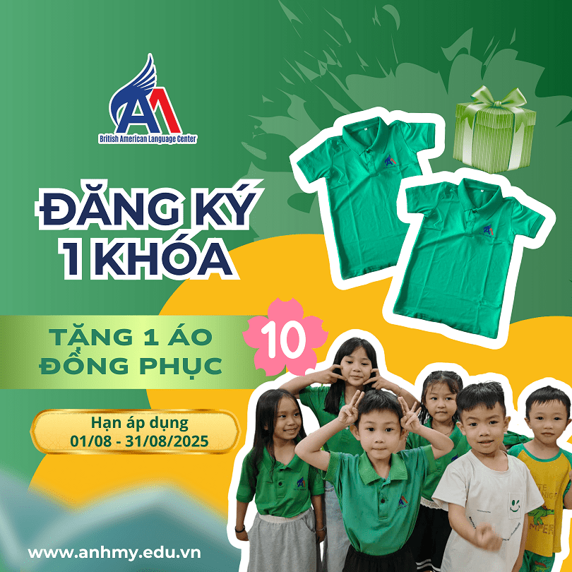 Ưu đãi học tiếng Anh mẫu giáo
