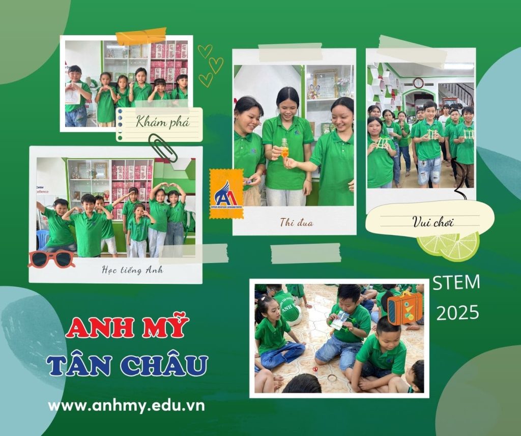 Hình 2: Chuỗi ngoại khóa chủ đề STEM tại Anh Mỹ Tân Châu