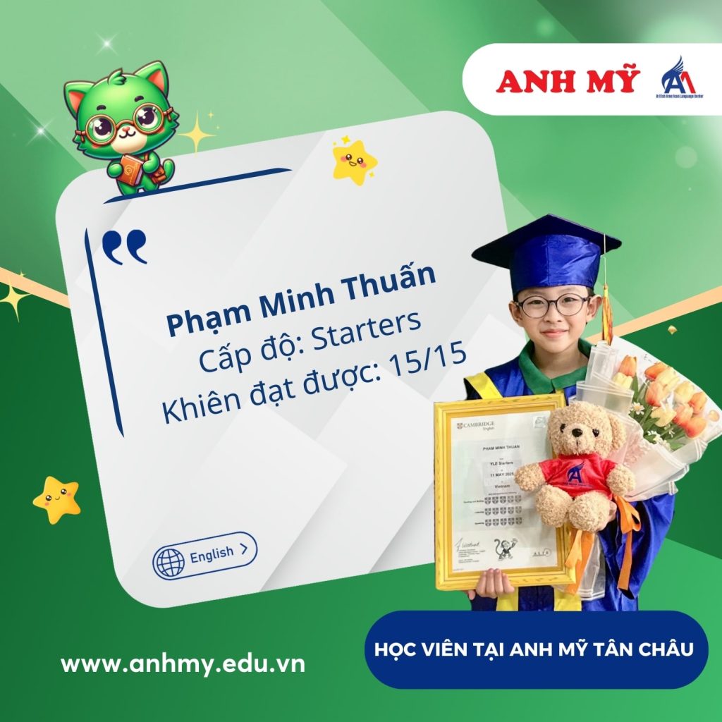 Hình 3: Học viên Phạm Minh Thuấn đạt 15/15 khiên (Starters)