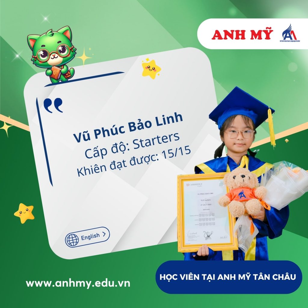 Hình 8: Chúc mừng bạn Vũ Phúc Bảo Linh đạt 15/15 khiên