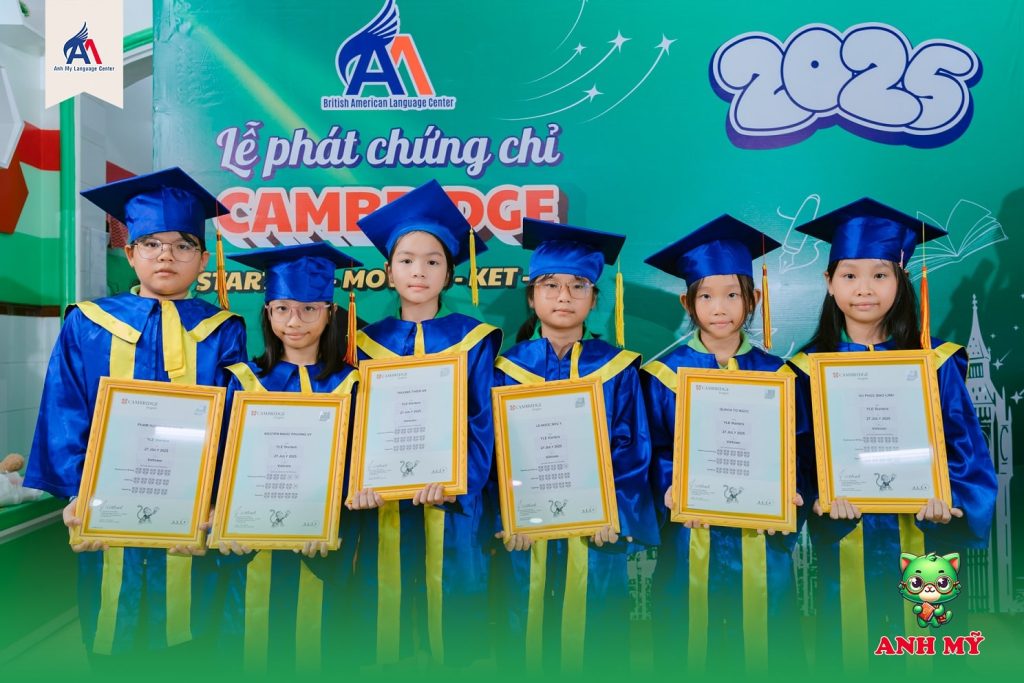 Hình 3: Các bạn học viên đạt chứng chỉ Starters với thành tích xuất sắc