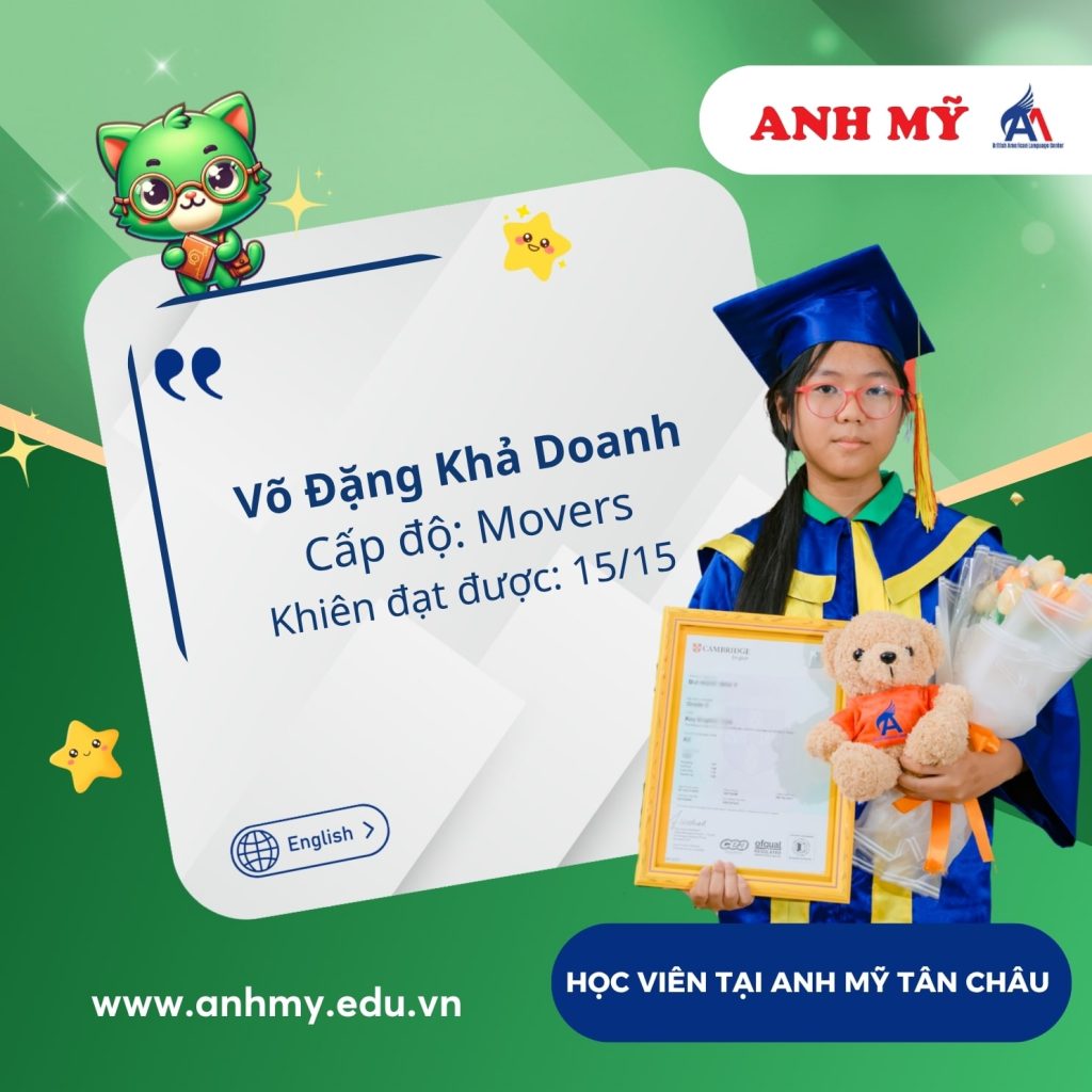Hình 19: Chúc mừng bạn Võ Đặng Khả Doanh đạt 15/15 khiên