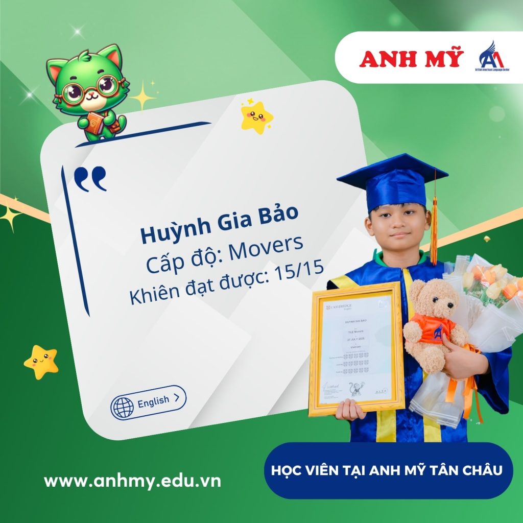 Hình 21: Chúc mừng bạn Huỳnh Gia Bảo đạt 15/15 khiên