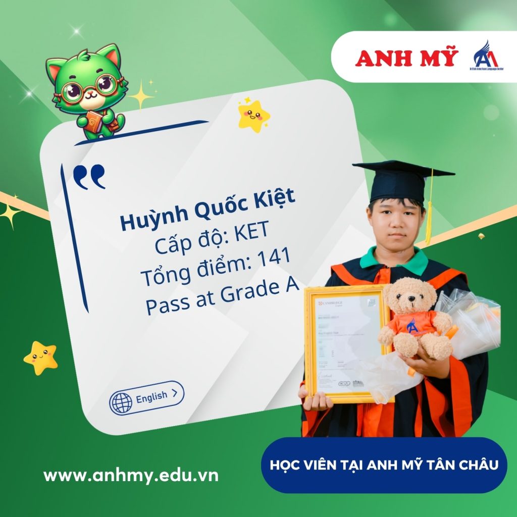 Hình 26: Chúc mừng bạn Huỳnh Quốc Kiệt đạt 141 điểm