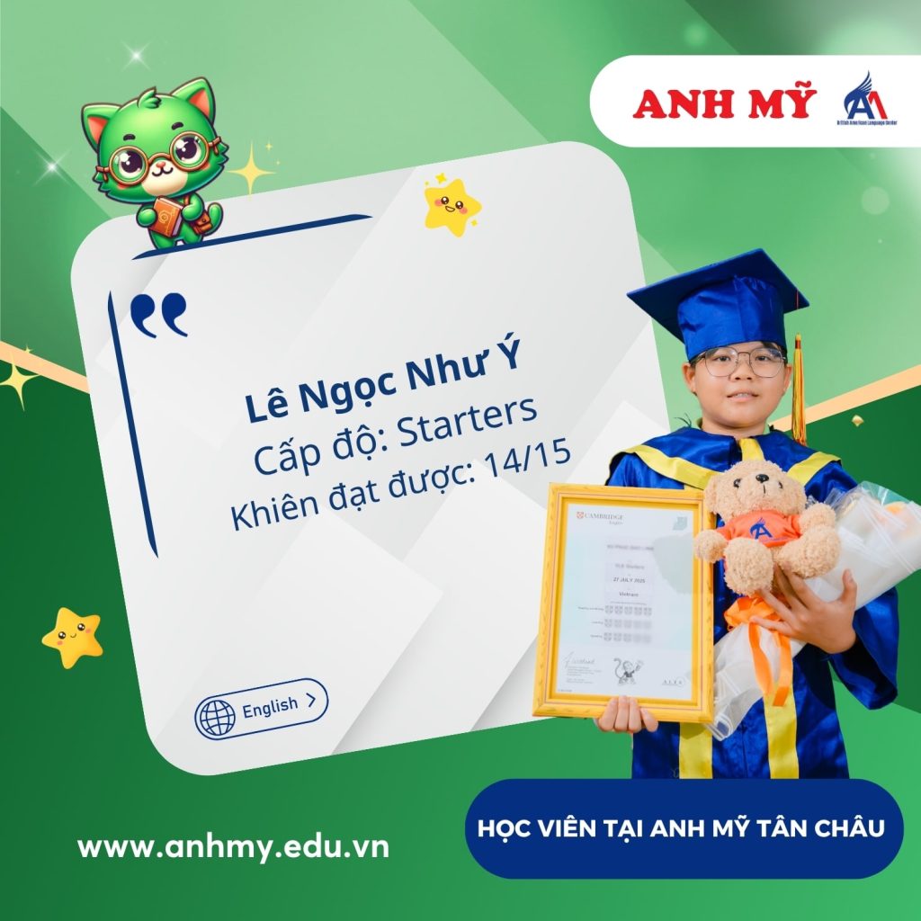 Hình 13: Chúc mừng bạn Lê Ngọc Như Ý đạt 14/15 khiên
