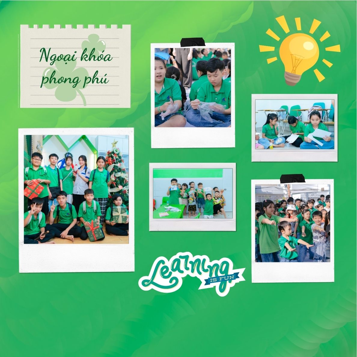 Hoạt động ngoại khóa xuyên suốt