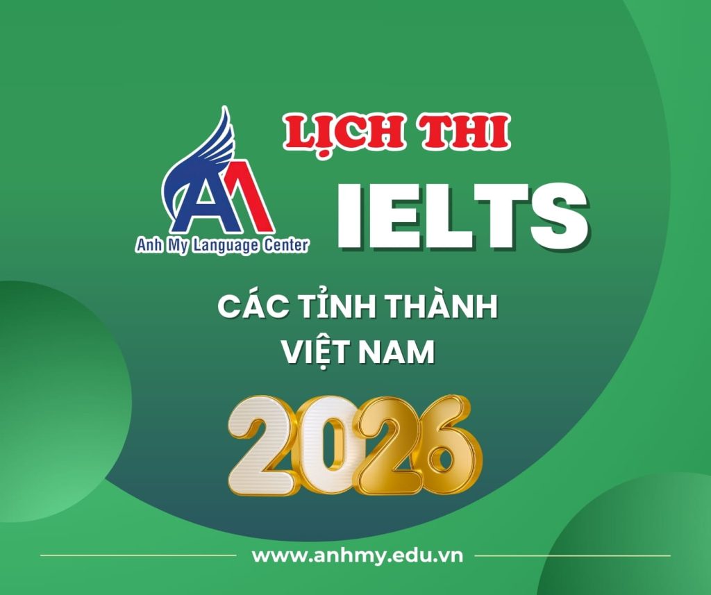 Hình 1: Lịch thi IELTS các tỉnh thành Việt Nam 2026