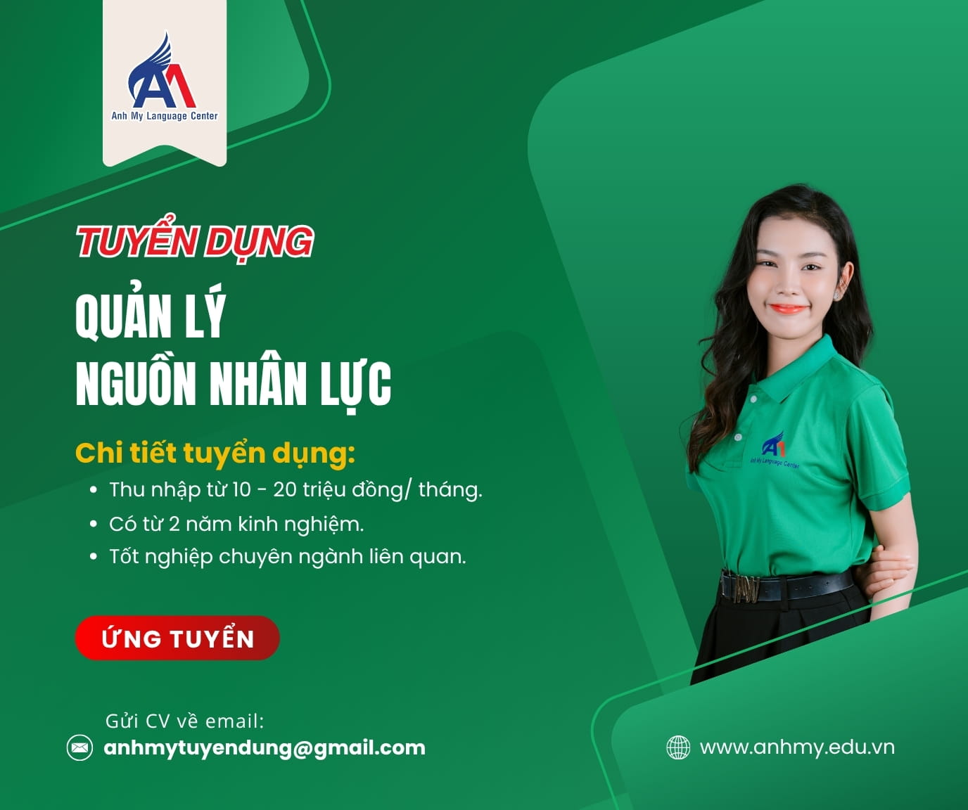 Tuyển dụng Quản lý nguồn nhân lực