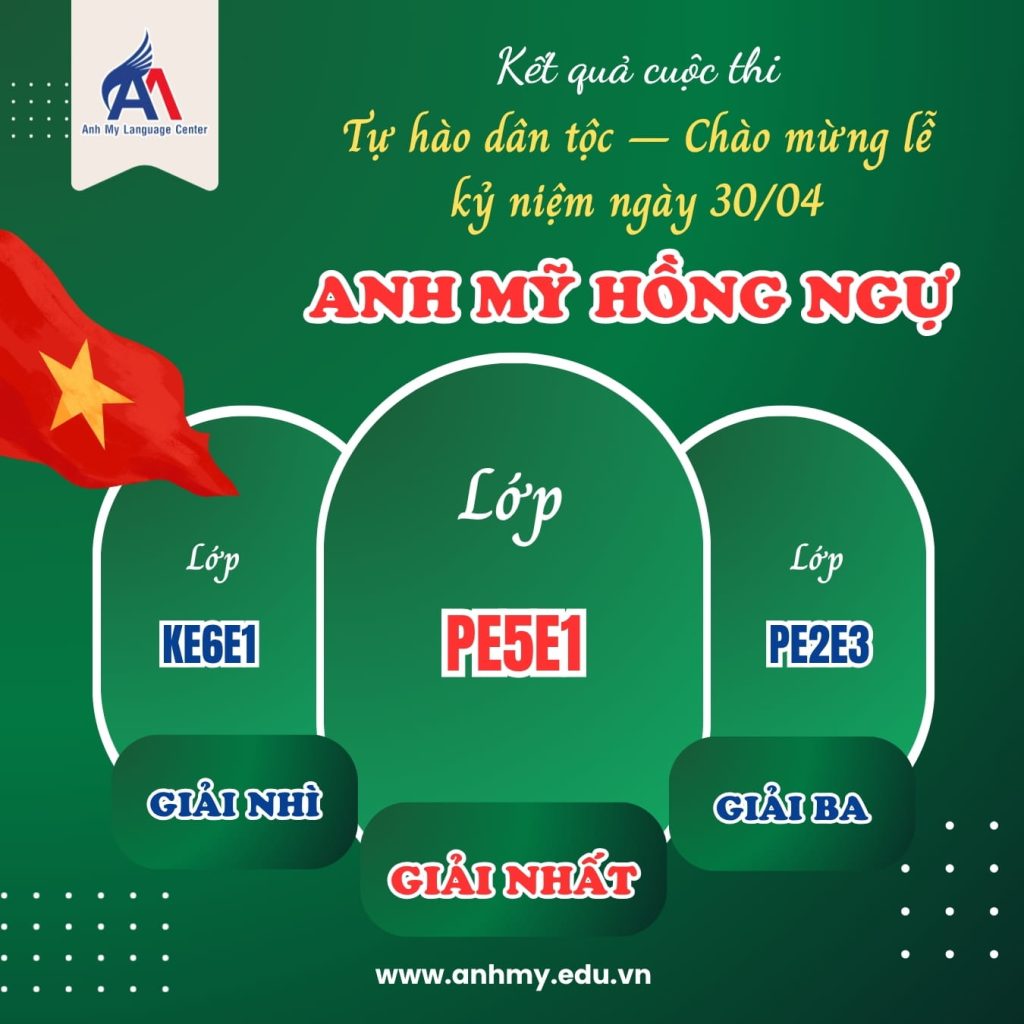 Hình: Kết quả cuộc thi tại Anh Mỹ Hồng Ngự