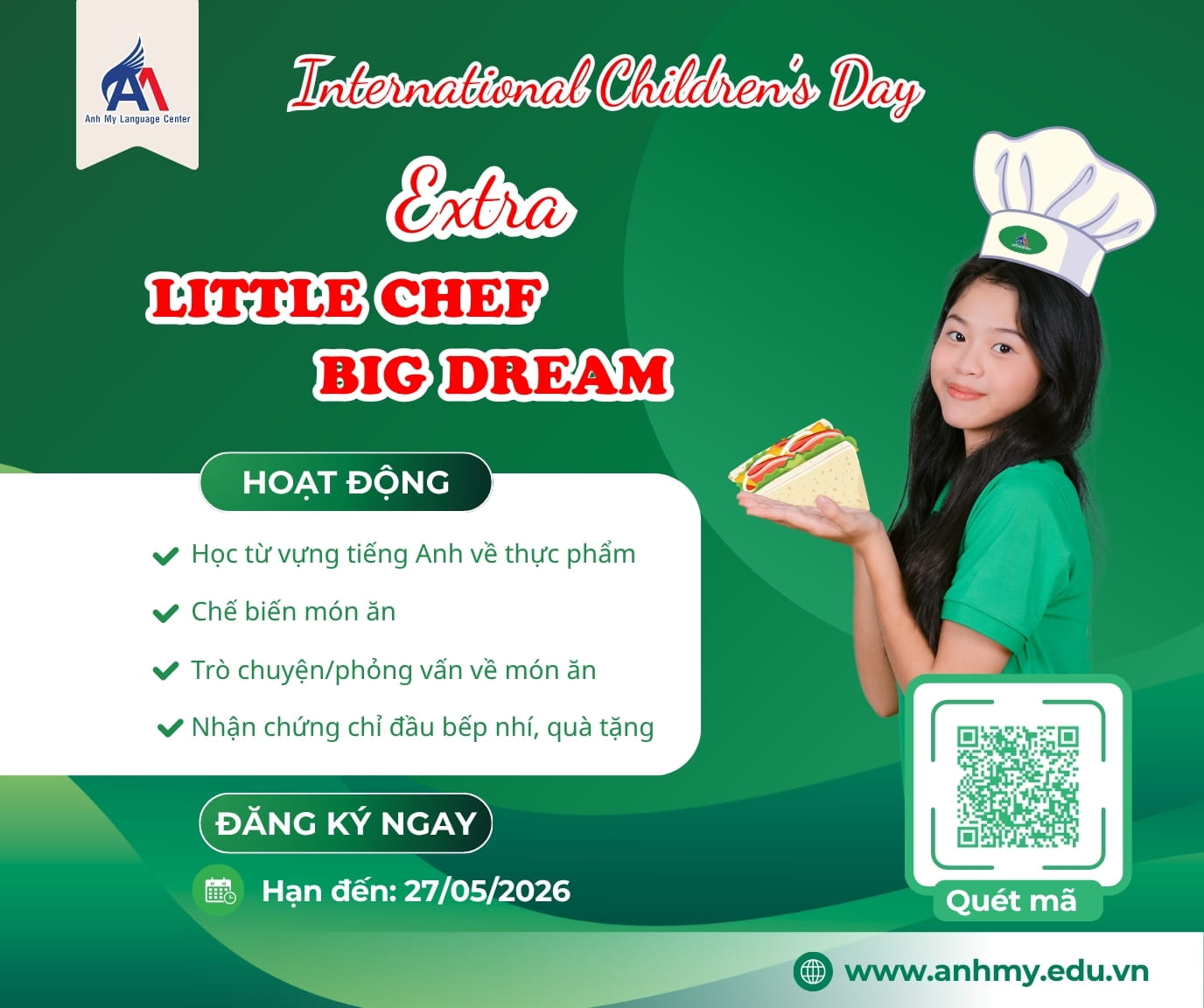 Hoạt động ngoại khóa chào mừng Quốc tế Thiếu nhi 1/6