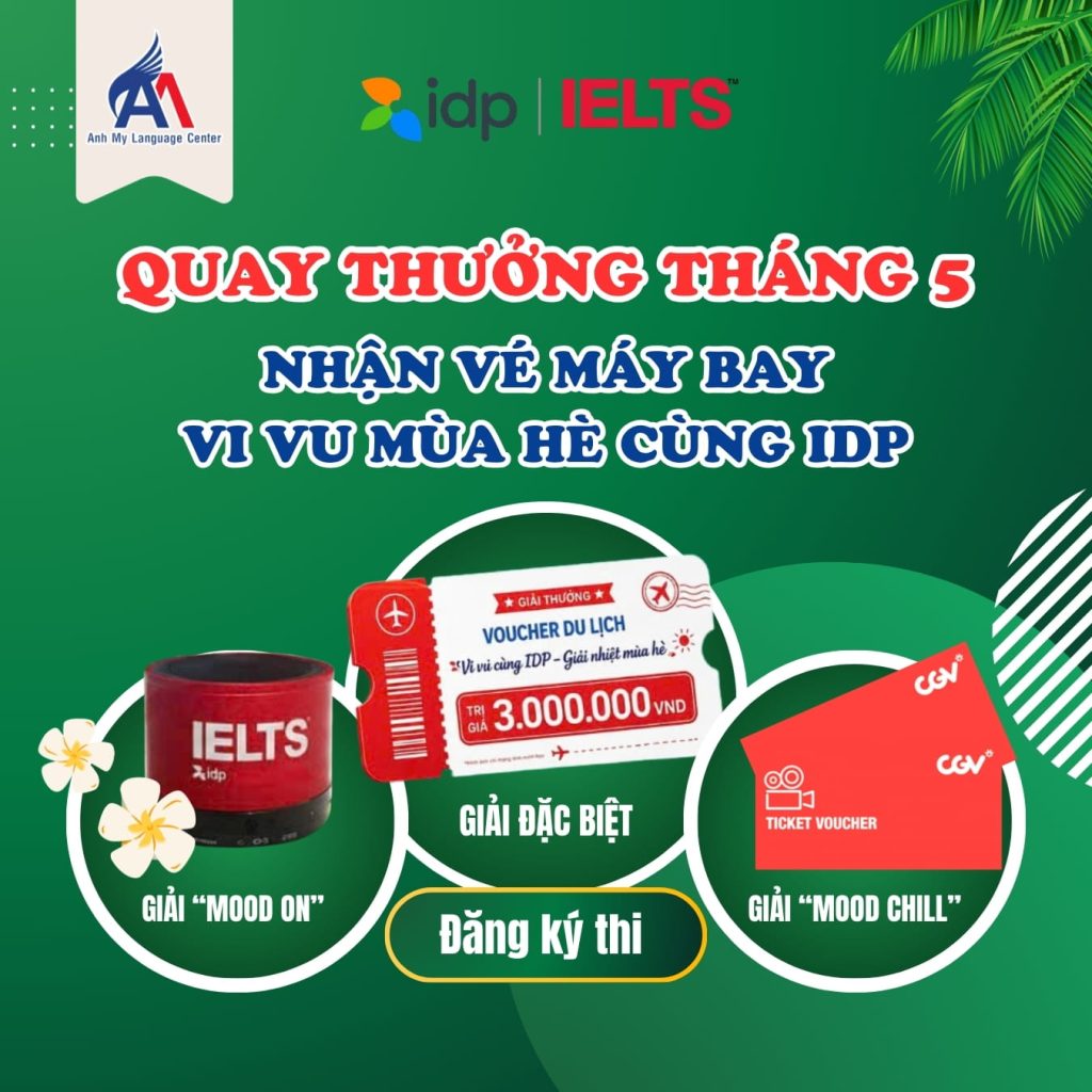 Quay thưởng tháng 5 - Nhận vé máy bay vi vu mùa hè