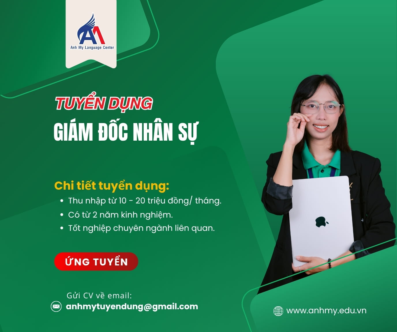 Tuyển dụng Giám đốc Nhân sự